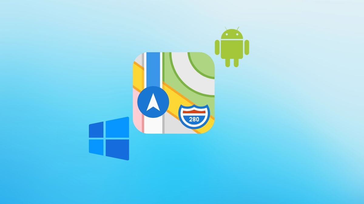 Apple Maps on Android and Windows