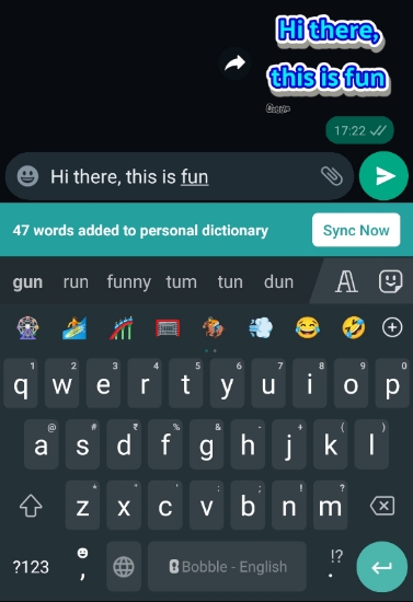 bobble keyboard android