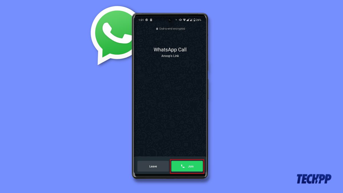 WhatsApp call link