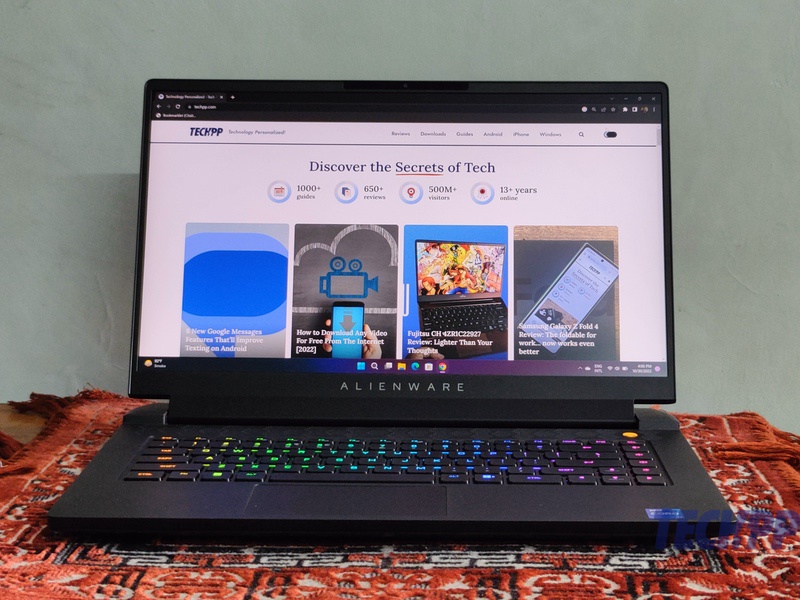 dell alienware m15 r7 display