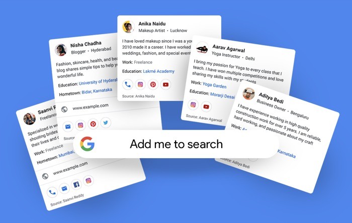 Google introduces People Cards: Virtual visiting cards on Google Search