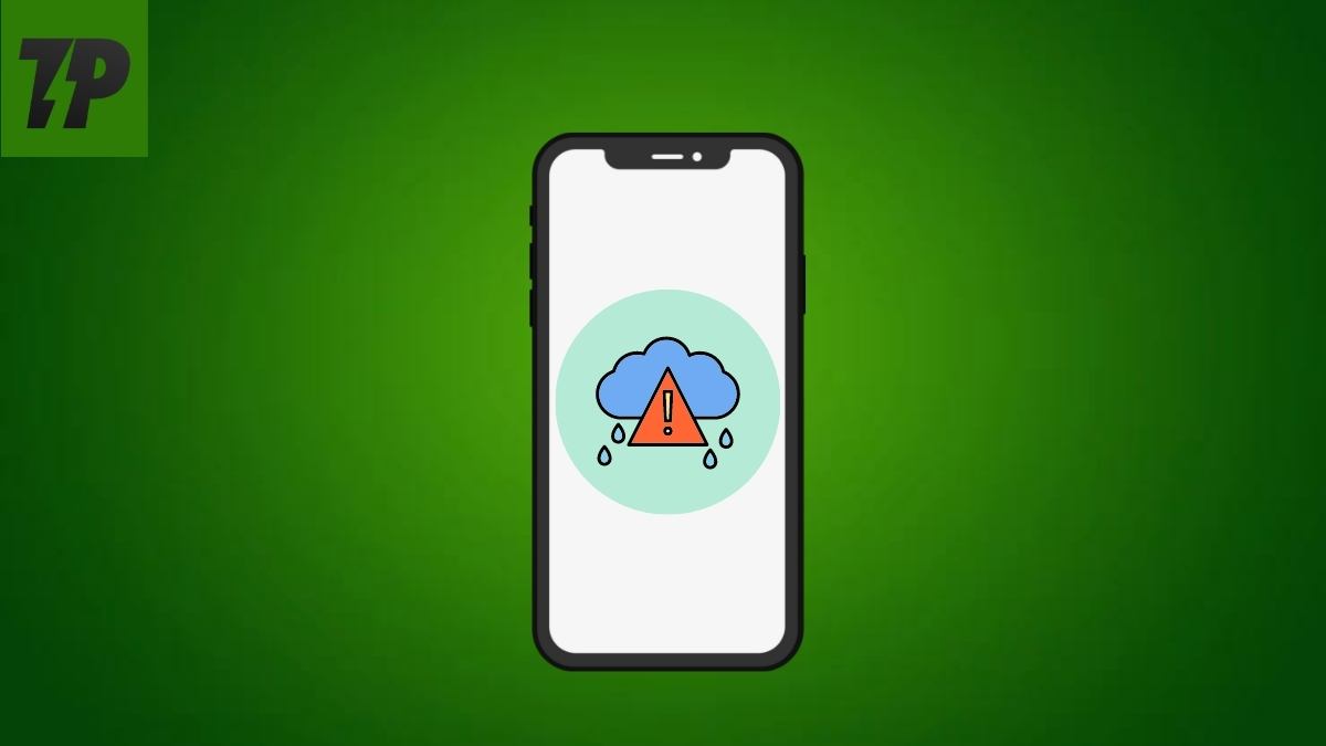 rain alerts on phone