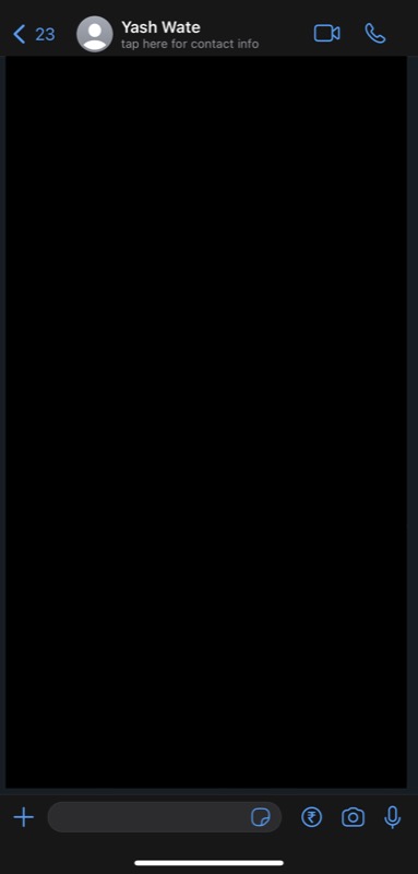 chat window in whatsapp
