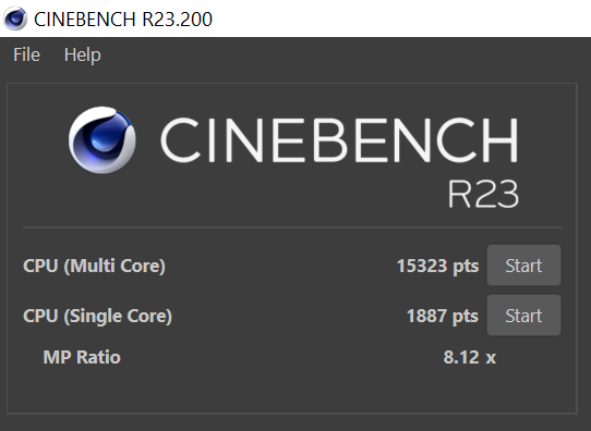 lenovo legion 5i pro cinebench
